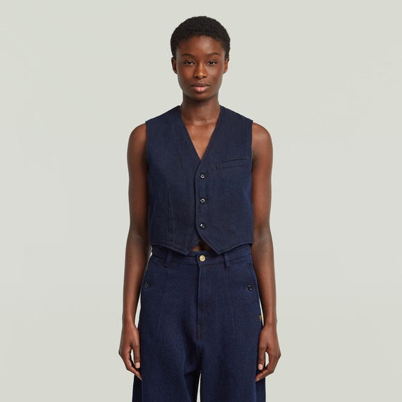 G-Star Navy Blue Vest - Picture 2 of 7
